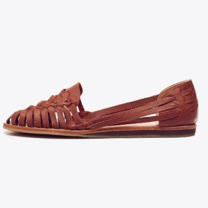 Ecuador Huarache Sandal Burnt Sienna, barely worn, only inside